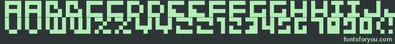 Más sobre la fuente Bit01 fuente Bit01 – Fuentes Verdes Sobre Fondo Negro