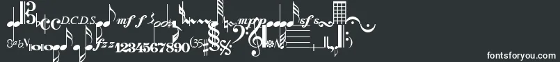 ComposerRegular-Schriftart – Weiße Schriften