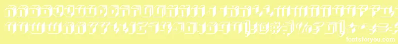 フォントBlockup – 黄色い背景に白い文字