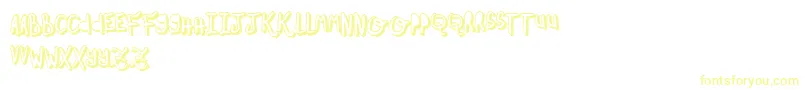 OhMyOhLaLaYeah2-fontti – keltaiset fontit
