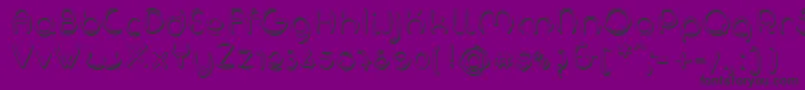 H2oShadow Font – Black Fonts on Purple Background