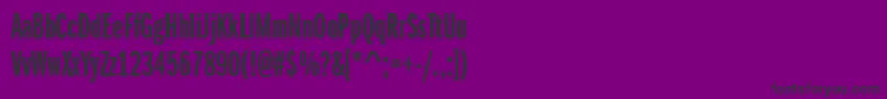FranklingothicbookxcmpcBold Font – Black Fonts on Purple Background