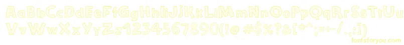 StefanieDots-fontti – keltaiset fontit