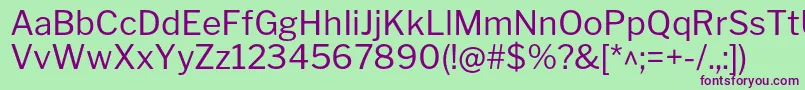 More about LibrefranklinRegular Font LibrefranklinRegular Font – Purple Fonts on Green Background