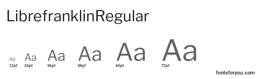 Размеры шрифта LibrefranklinRegular (82236)