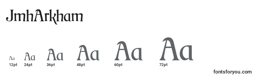 JmhArkham Font Sizes