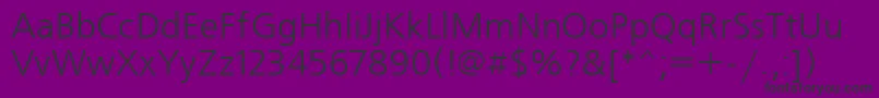 Frs45C Font – Black Fonts on Purple Background