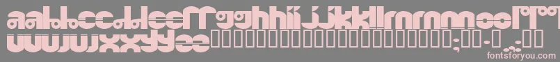 Quinkie ffy Font – Pink Fonts on Gray Background