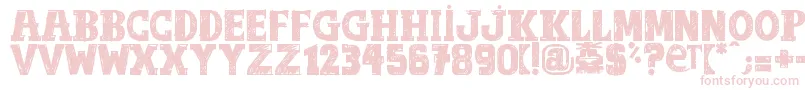 OutOfTune Font – Pink Fonts on White Background