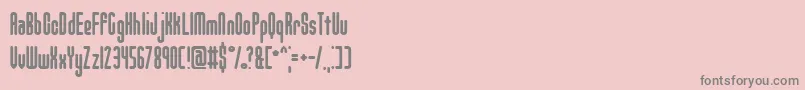 UnanimousInvertedBrk Font – Gray Fonts on Pink Background