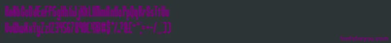 UnanimousInvertedBrk Font – Purple Fonts on Black Background
