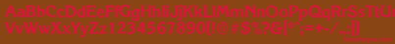 KorinthantiqueBold Font – Red Fonts on Brown Background