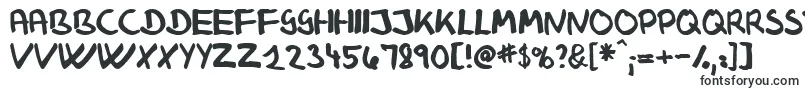 Шрифт KlausJohansensHaandskrift – шрифты для Adobe Reader