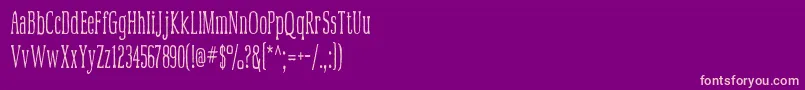 Mcfoodpoisoning3-Schriftart – Rosa Schriften auf violettem Hintergrund