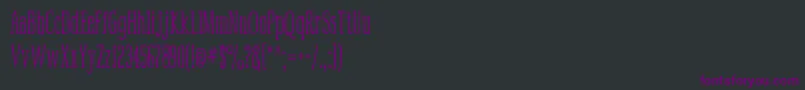 Mcfoodpoisoning3 Font – Purple Fonts on Black Background