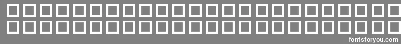 PfSstar1 Font – White Fonts on Gray Background