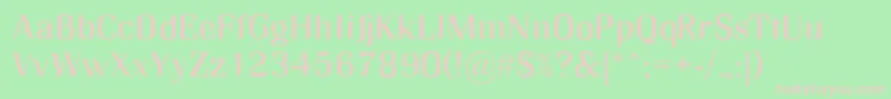 RmMidse Font – Pink Fonts on Green Background