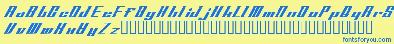 Addspeedy Font – Blue Fonts on Yellow Background