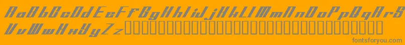 Addspeedy-Schriftart – Graue Schriften auf orangefarbenem Hintergrund