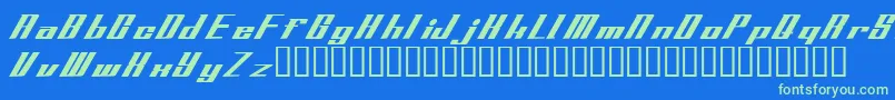 fuente Addspeedy – Fuentes Verdes Sobre Fondo Azul