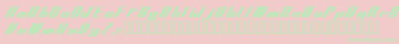 Addspeedy Font – Green Fonts on Pink Background