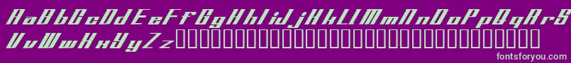 Addspeedy Font – Green Fonts on Purple Background