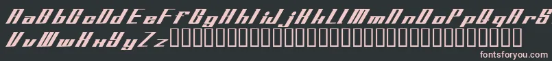 Addspeedy Font – Pink Fonts on Black Background