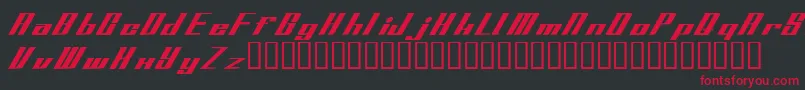 Addspeedy Font – Red Fonts on Black Background