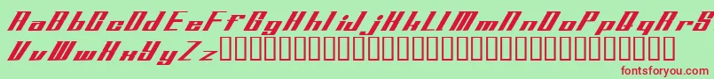 Addspeedy Font – Red Fonts on Green Background