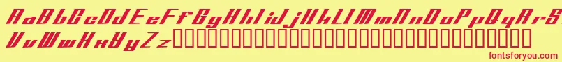 Addspeedy Font – Red Fonts on Yellow Background