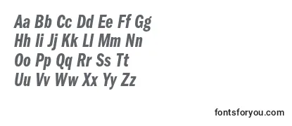 FranklingothicdemicmpcItalic-fontti