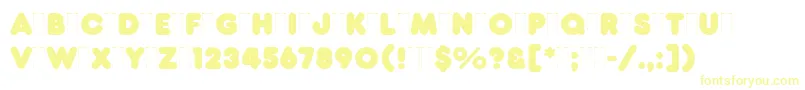 FrankfurterPlain-fontti – keltaiset fontit