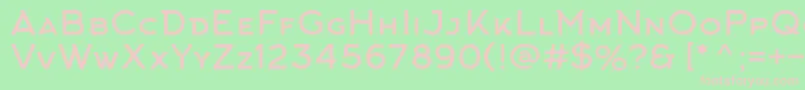 ArkhipFont Font – Pink Fonts on Green Background