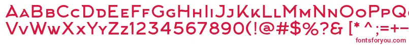 フォントArkhipFont – 赤い文字