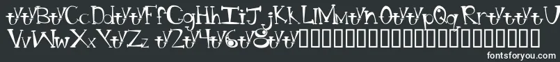 BtBongBlastedAliensTrialTrialVersion Font – White Fonts on Black Background