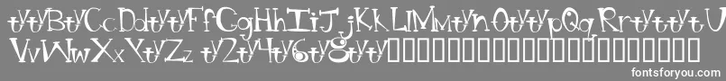 BtBongBlastedAliensTrialTrialVersion Font – White Fonts on Gray Background