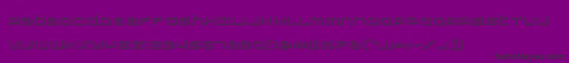 Nextwave3D Font – Black Fonts on Purple Background