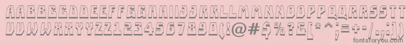 ASimplerprspsh Font – Gray Fonts on Pink Background