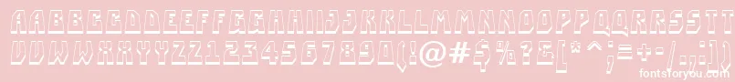 ASimplerprspsh Font – White Fonts on Pink Background