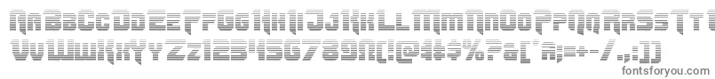 Omegaforcegrad11 Font – Gray Fonts on White Background