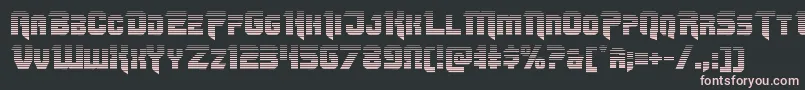 Omegaforcegrad11 Font – Pink Fonts on Black Background