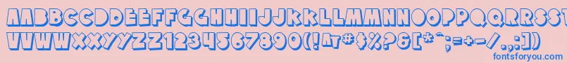 More about SfTattleTalesShadow Font SfTattleTalesShadow Font – Blue Fonts on Pink Background