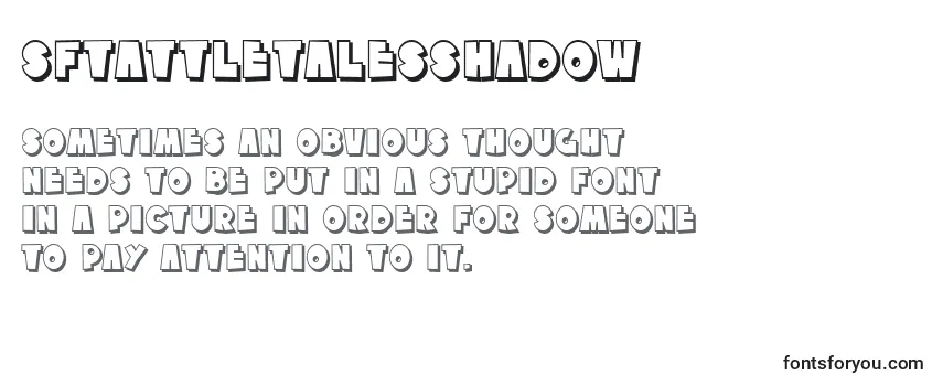 Review of the SfTattleTalesShadow Font