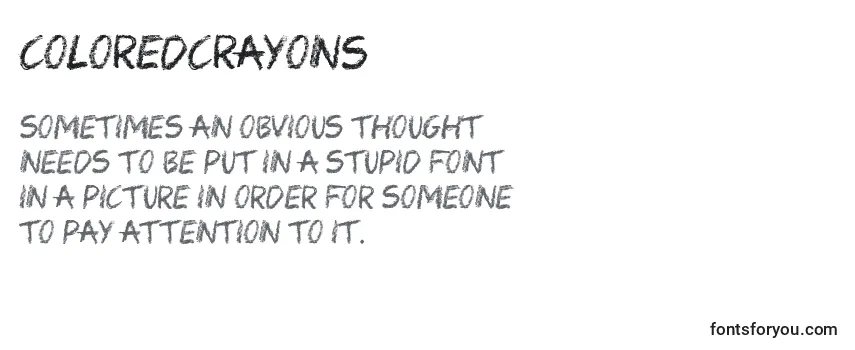 ColoredCrayons Font