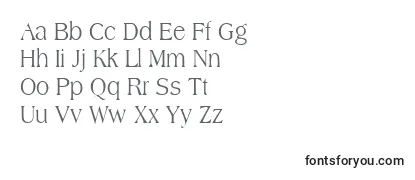 AmphioncondensedRegular Font