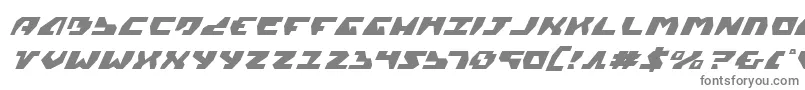 Gyrv2i-Schriftart – Graue Schriften auf weißem Hintergrund