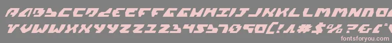 Gyrv2i Font – Pink Fonts on Gray Background