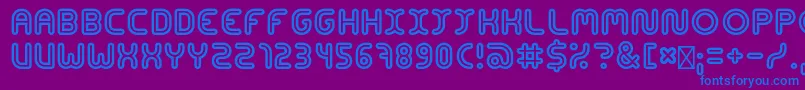 fuente ConcentrateRegular – Fuentes Azules Sobre Fondo Morado