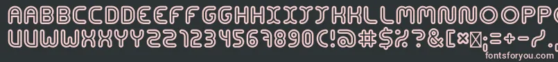 ConcentrateRegular Font – Pink Fonts on Black Background