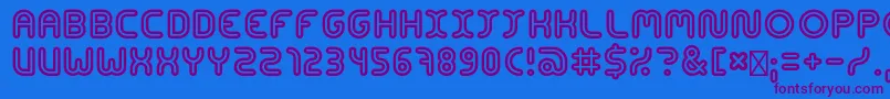 Шрифт ConcentrateRegular – фиолетовые шрифты на синем фоне